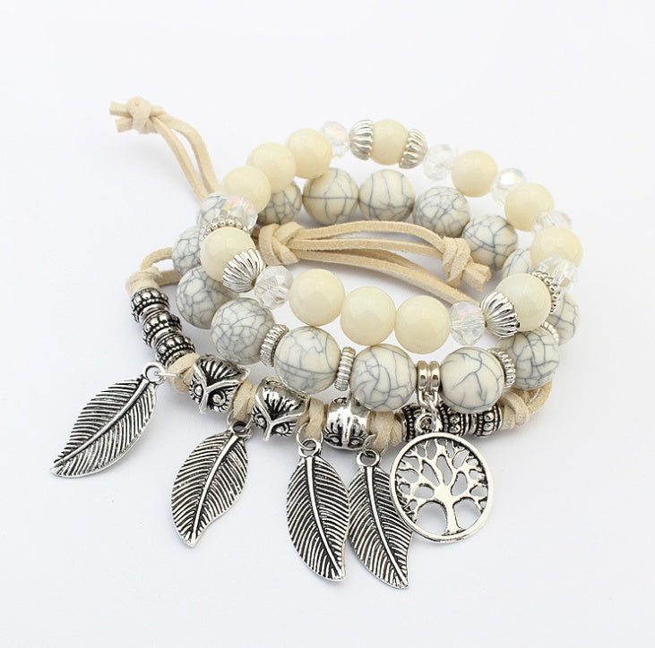 Elan™ Ensemble de Bracelets Bohème - Molinse