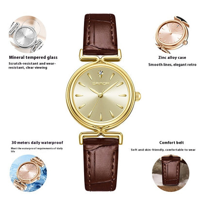 Montre Raffinée à Cadran Inspiration Marbre - Molinse