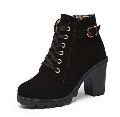 Bottes à Talons Bloc Chunky - Molinse
