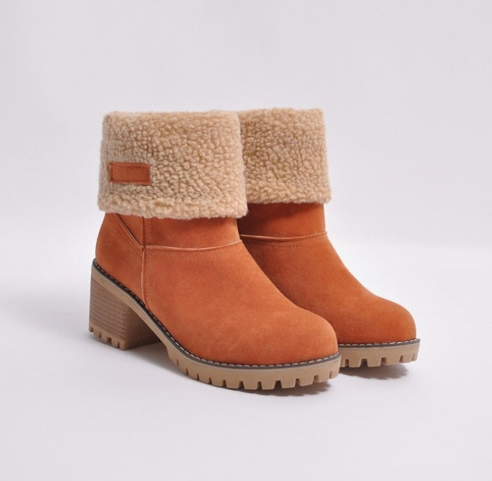 Bottes mi-mollet pour femme