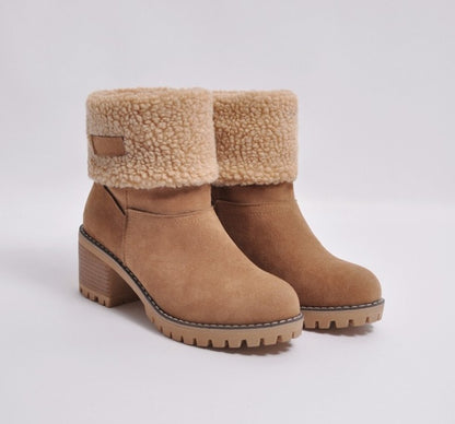 Bottes mi-mollet pour femme