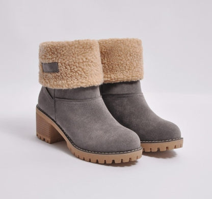 Bottes mi-mollet pour femme