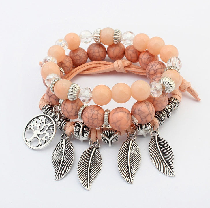 Elan™  Ensemble de Bracelets Bohème - Molinse