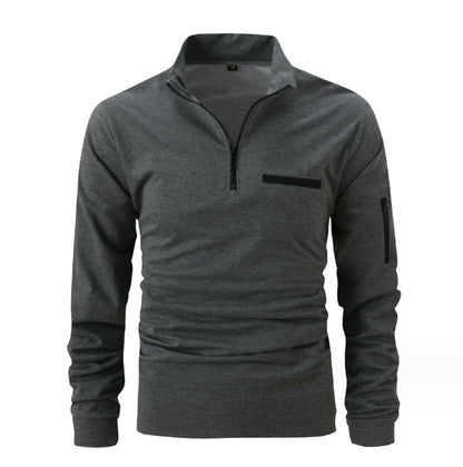 Polo manches longues élégant et confortable - Molinse