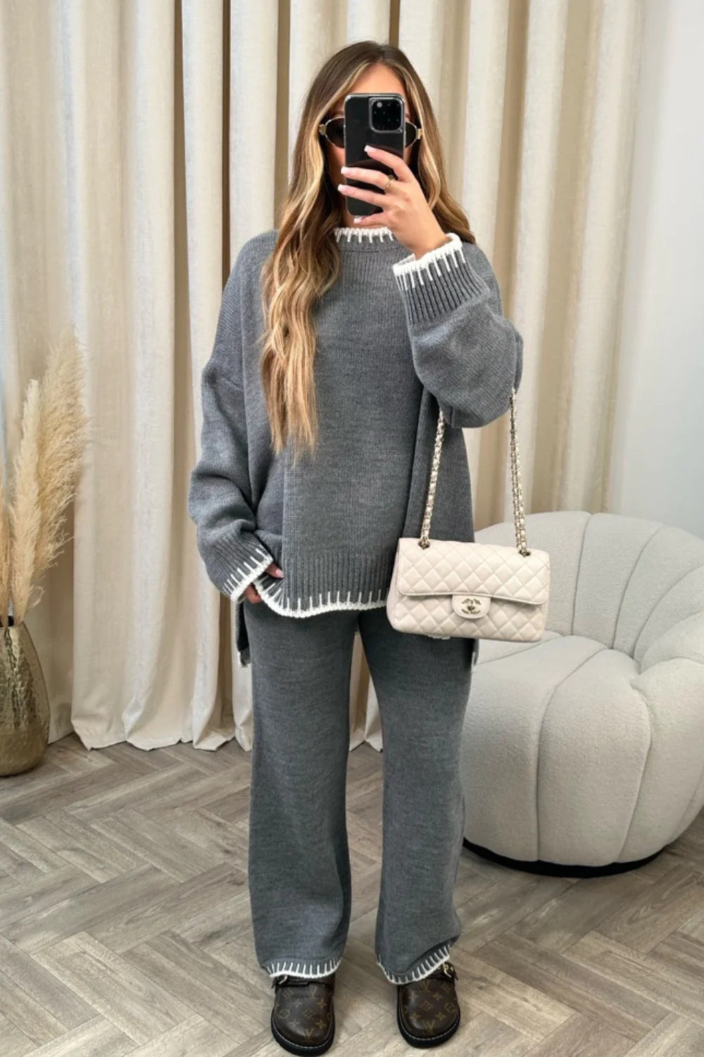 Sarah™  Ensemble en Maille Doux et Élégant - Molinse