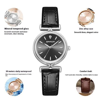 Montre Raffinée à Cadran Inspiration Marbre - Molinse
