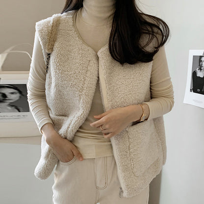 ANGEL™ Gilet laine agneau - Molinse
