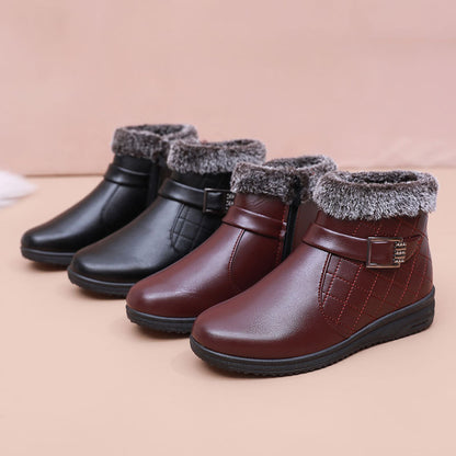 Botte orthopédique femme doublée avec de la fourrure et imperméable - Molinse