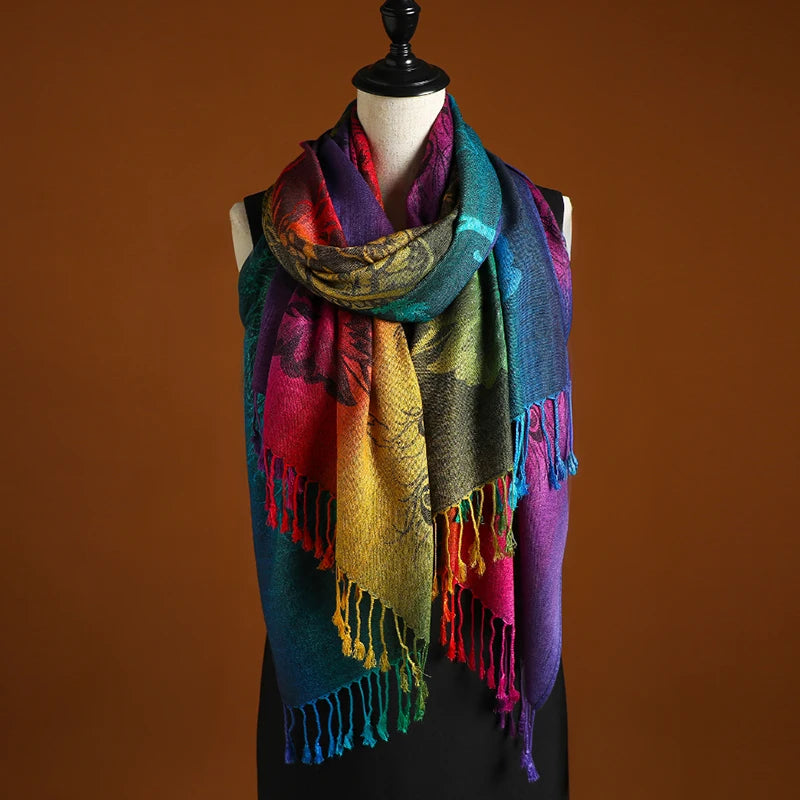 Châle Paisley de Style Bohème pour Femme - Molinse