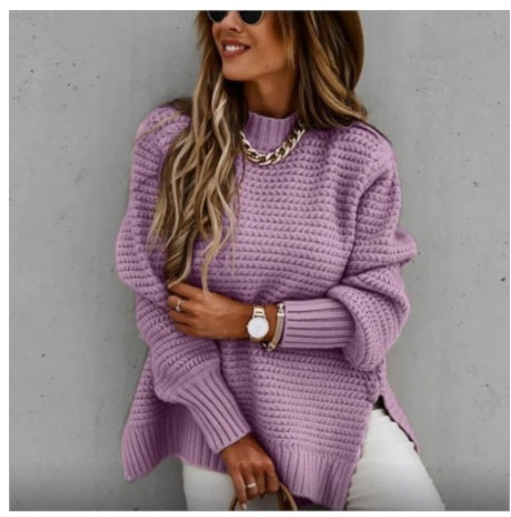 Charlotte - Pull en Maille à Fente - Molinse