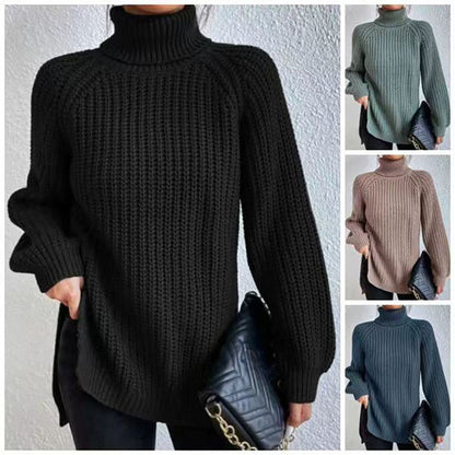 Pull tricoté à col roulé pour femme - Molinse
